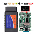 ELM327 Bluetooth-compatible V1.5 PIC18F25K80 ATAL &amp; ATPPS 4mHz Crystal Wifi ELM327 for Android/IOS/PC Torque OBDII Code Reader