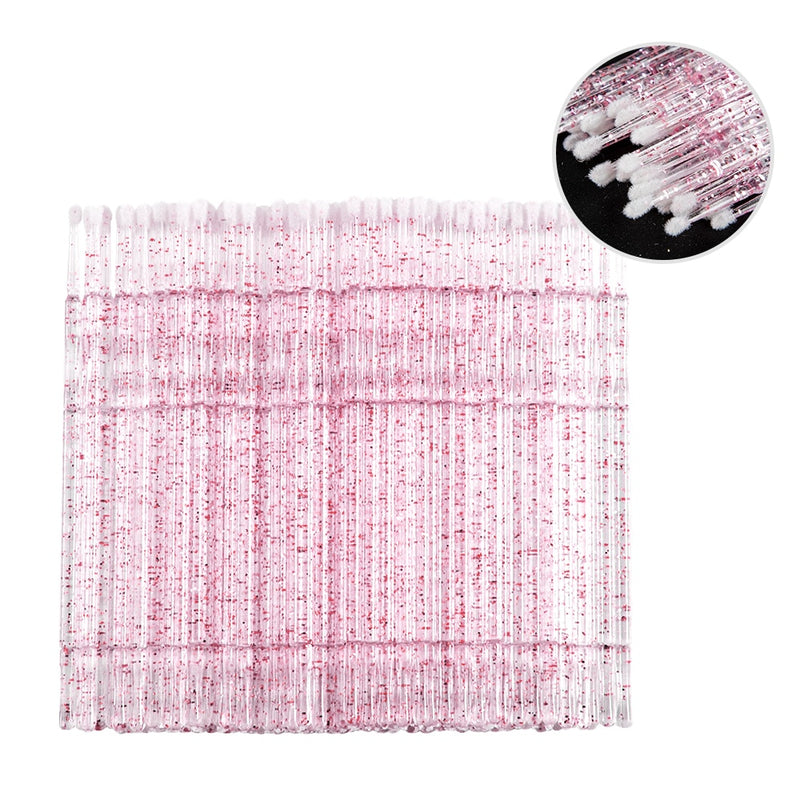 100Pcs/bag Disposable MicroBrush Eyelashes Brush Extension Individual Lash Removing Swab Micro Brush For Eyelash Extension Tools