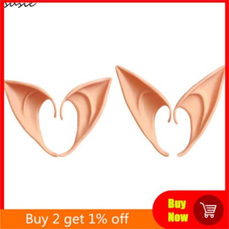 Party Decoration Latex Ears Fairy Cosplay Costume Accessories Angel Elven Elf Ears Photo Props Adult Kids Toys Halloween Supply