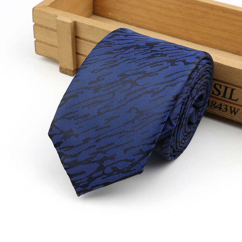 61 Colors Jacquard Striped Plaid Paisley Necktie 6cm Polyester Male Narrow Tie Skinny Tuxedo Suit Shirt Gift For Men Accessory