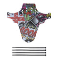 Bicycle Fenders 12 Colorful Front/Rear Tire Wheel Fenders Carbon Fiber Mudguard MTB Mountain Bike Road Cycling Fix Gear