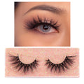 FOXESJI Makeup Eyelashes 3D Mink Lashes Fluffy Soft Wispy Natural Cross Lash Extension Reusable Fake Lashes Mink False Eyelashes