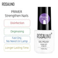 ROSALIND Nail Gel Polish Semi Permanent Polish All For Manicure Nails Art UV Hybrid Varnishes Gellak Base TOP Primer For Nails