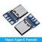 10PCS USB 3.1 Type-C Connector 12 24 Pins Female/Male Socket Receptacle Adapter to Solder Wire &amp; Cable 24 Pins Support PCB Board