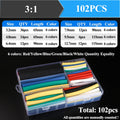 2：1 Thermoresistant Tube Heat Shrink Wrapping Kit Assorted Wire Cable Sulation Sleeving 3:1  Heat Shrink Tubing