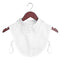 Women Cotton Lace Fake Collar Blouse Vintage Detachable Collar Women&