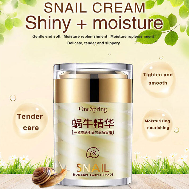 Snail Face Cream + Eye massage Roller Serum Whitening Cream Aloe Vera Gel eye bags Anti Wrinkle Rorec Korean Face Care Cosmetics