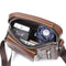 WEIXIER Men Shoulder Bags Crossbody Bag Multi-function Men&#39;s Handbags Capacity PU Leather Bag For Male Messenger Bags Tote Bag