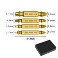 4/5/6 PCS Damaged Screw Extractor Drill Bit Set Stripped Easily Take Out Broken Screw Bolt Remover Extractor Demolition Tools