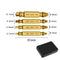 4/5/6 PCS Damaged Screw Extractor Drill Bit Set Stripped Easily Take Out Broken Screw Bolt Remover Extractor Demolition Tools