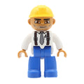 Big Size Action Figures City Princess Policemen Family Building Block Doll Character Accessory Toys Assembly Children Kids Gift