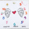 Baby Milestone Background Photo Blanket Infant Photography Backdrop Cloth Kids Photographic Calendar Photo Props Accessories