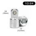1/4&quot; 3/8&quot; 1/2&quot; Ratchet Wrench Adapter Chrome Vanadium Steel Sleeve Adapter Drive Socket Converter Wrench-sleeve Joint Converter