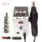 Hot Air Gun 858D 700W BGA Rework Solder Station Soldering Heat Air Gun Station 220V / 110V For SMD SMT Welding Repair With Gifts