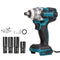 18V-68V Electric Impact Wrench Rechargeable 1/2 Socket Wrench Cordless Without Battery For Makita 18v Battery DTW285ZOld battery