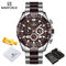 NAVIFORCE Watches For Men 2022 Luxury Original Classic Quartz Clock Analog Chronograph Sports Waterproof Steel Band Wrist Watch