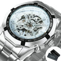 Winner Watch Men Skeleton Automatic Mechanical Watch Gold Skeleton Vintage Man Watch Mens Watches Top Brand Luxury часы мужские
