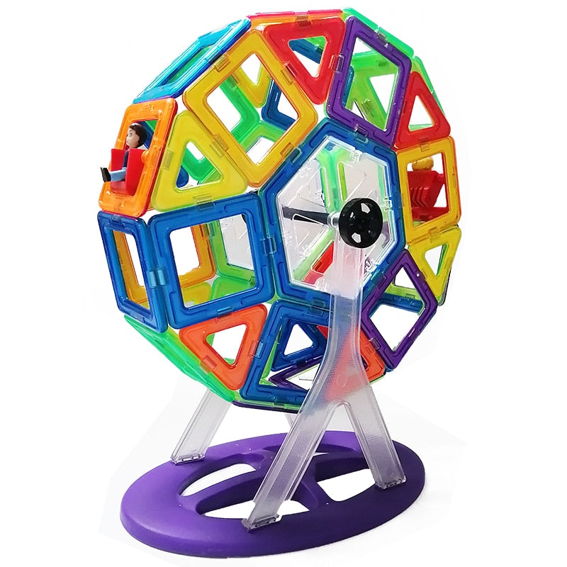 1pcs Magnetic DIY building blocks parts construction toys for toddlers Designer magnetic toys Magnet model building toys