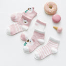 5Pairs/lot 0-3Y Infant Baby Socks Baby Socks for Boys Girls Cotton Mesh Newborn Toddler First Walkers Baby Clothes Accessories