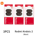 3/6/10 Pieces Xiaomi Redmi AirDots 2 Noise Reduction with Mic AI Control White Redmi AirDots S True Wireless Headset Wholesale
