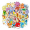 10/50pcs Kawaii Pokemon Anime Stickers Pikachu Stickers Laptop Suitcase Skateboard Guitar Phone Cartoon Stickers Kid Gift Toys