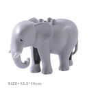 Big Size Building Blocks Cat Dog Pig Rabbit Model Accessories Compatible Bricks Farm Animals Set Assemble Education Toys For Kid