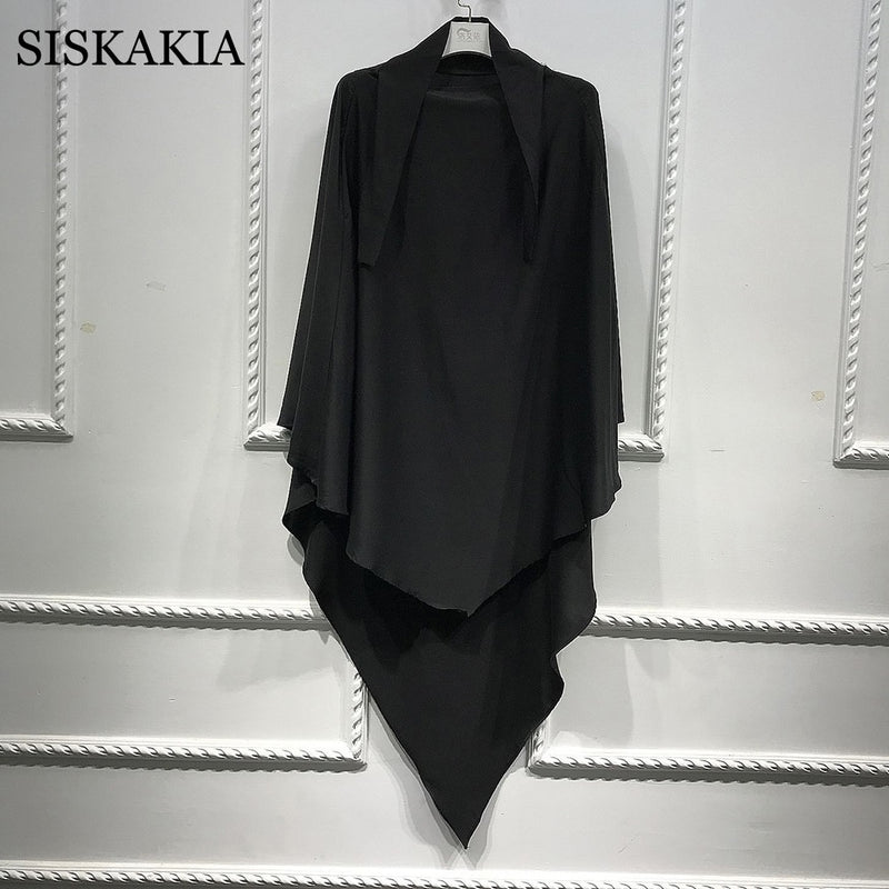 Siskakia Dubai Turkish Turban Solid Muslim Women khimar Wrap Malaysia Shawls Scarves Moroccan Hijabs 15 colors Eid 2021