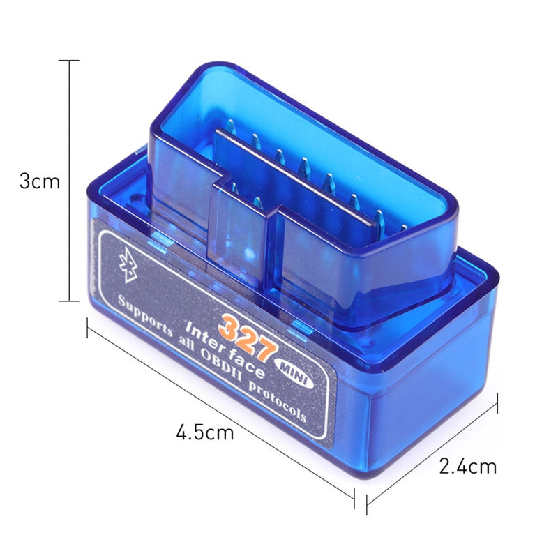 New OBD V2.1 Mini ELM327 OBD2 Bluetooth Auto Scanner OBDII 2 Car ELM 327 Tester Diagnostic Tool For Android Windows Symbian