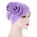 2021 New Elastic Fashion Turban Hat Solid Color Women Warm Winter Headscarf Bonnet Inner Hijabs Cap Muslim Hijab femme Wrap Head