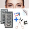 2 Pairs 3D Natural Magnetic Eyelashes ,With 5 Magnetic Lashes Handmade Reusable Magnetic False Eyelashes Support Drop Shipping