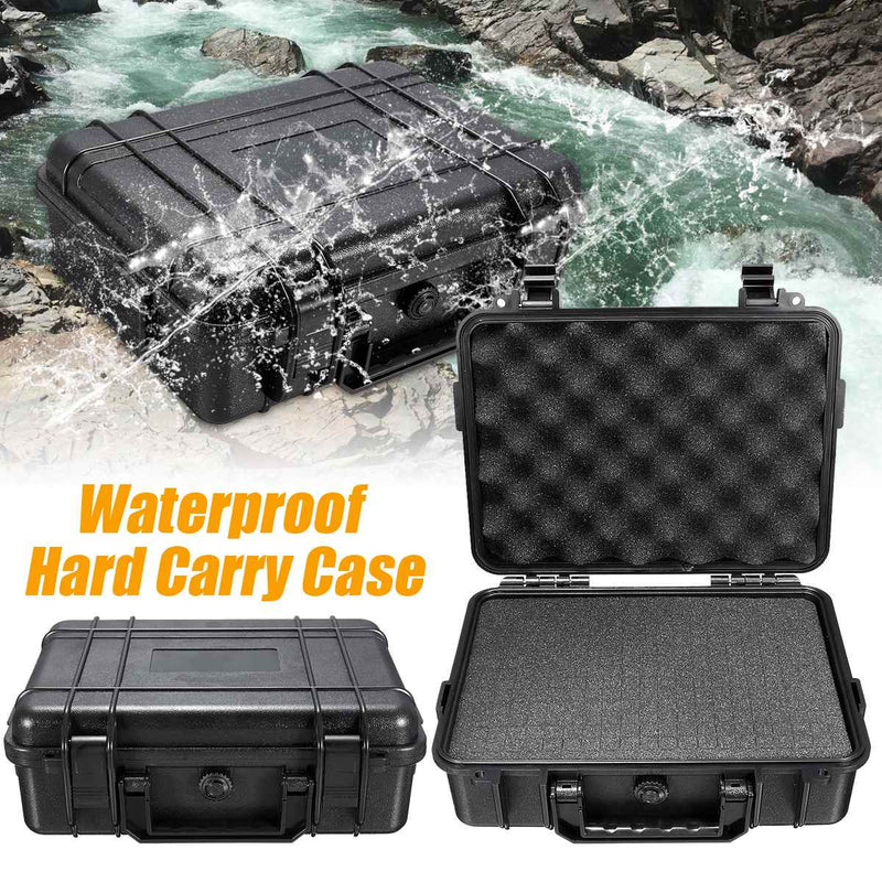 9 Sizes Plastic Safety Equipment Case Waterproof Hard Carry Tool Case Bag Storage Box Camera Photography with Sponge for Tools