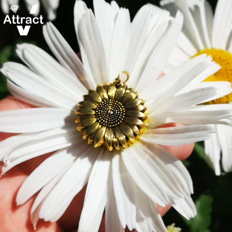 You Are My Sunshine Open Locket Sunflower Pendant Necklace Boho Jewelry Best Friendship Gifts Bff Letter Necklace Collier