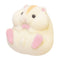Original Genuine Capsule toys cute kawaii fatty milky soft hamster flocking plush dolls squeeze Stress Relief gashapon toys