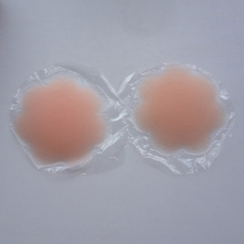 1 Pair Women Nipple Cover Reusable Nipple Covers Charm Boob Tape Silicone Breast Sticker Pezon Woman Accesoires