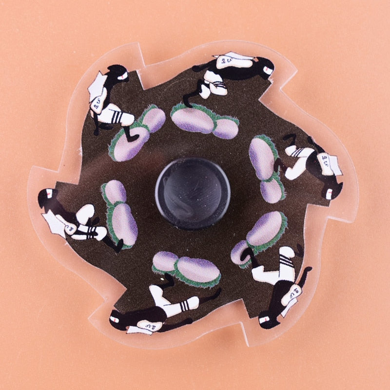 Hot Whirling Running Animation Fidget Spinner Cartoon Anime 3D Dynamic Hand Spinner for Children Adult Stress Relief Toys