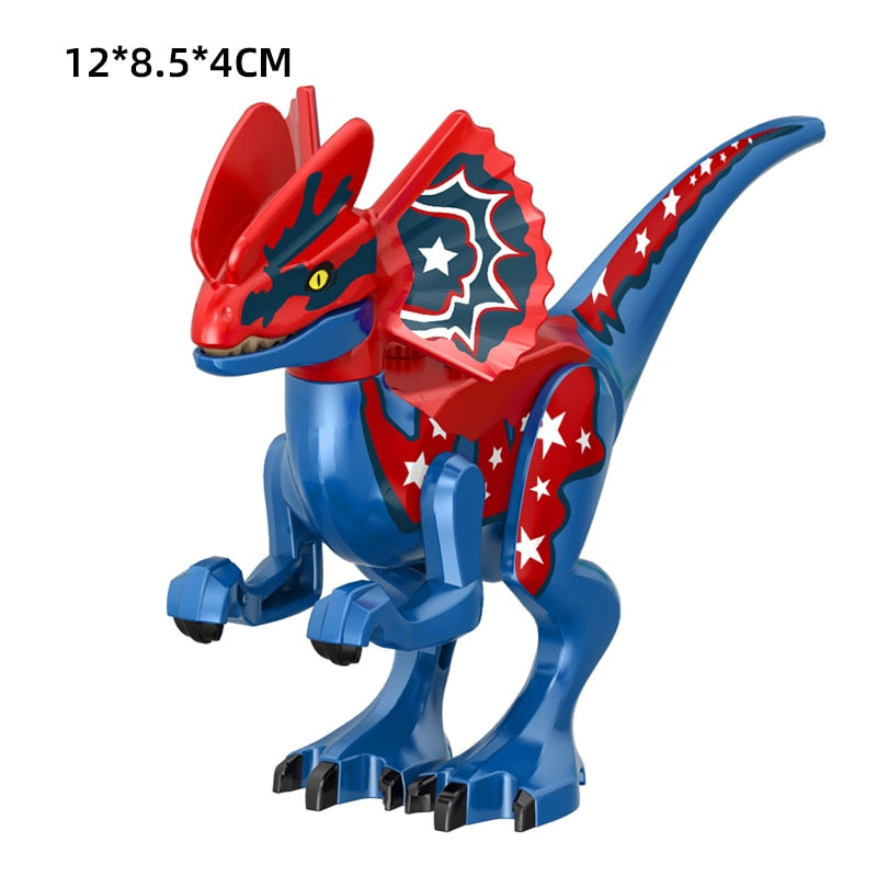 Jurassic Dinosaur Building Blocks Toys Park Compatible Major Brand Gifts Simulation Animal Rex Raptor Ankylosaur Christmas Gifts