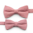 NEW Macarons Solid Color Men Bow Tie Super Soft Suede Classic Shirts Bowtie Bowknot Adult Child Butterfly Cravats For Wedding