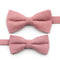NEW Macarons Solid Color Men Bow Tie Super Soft Suede Classic Shirts Bowtie Bowknot Adult Child Butterfly Cravats For Wedding
