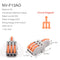 1 Input 2/3/4/5 Output Splitter Quick Spring Splicing Wire Connector Electric Cable Terminal Block Push In With Operation Lever