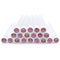 20Pcs Reusable Eyebrow Brush Tube Dust-Proof Eyelash Brush Tube Replaceable Makeup Brushes Mascara with New Eyelash Resin Drill