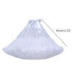 Women Lolita Cosplay Petticoat A-Line Puffy Tutu Skirt Layered Tulle Ballet Dance Pettiskirts Big Bowknot Underskirt