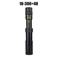 10-300x40 Metal Monocular HD Zoom Telescope Portable Telescope Powerful Binoculars with Tripod&amp;Phone Holder for Camping Travel