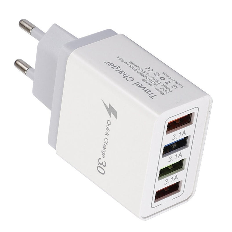 EU/US Plug USB Charger Quick Charge 3.0 For Phone Adapter for Huawei Mate 30 Tablet Portable Wall Mobile Charger Fast Charger