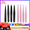 Hair Removal Tweezers Stainless Steel Eyebrow Tweezers Pink Slanted Black Tip Point Face Harmless Makeup Beauty Tool Black/Pink