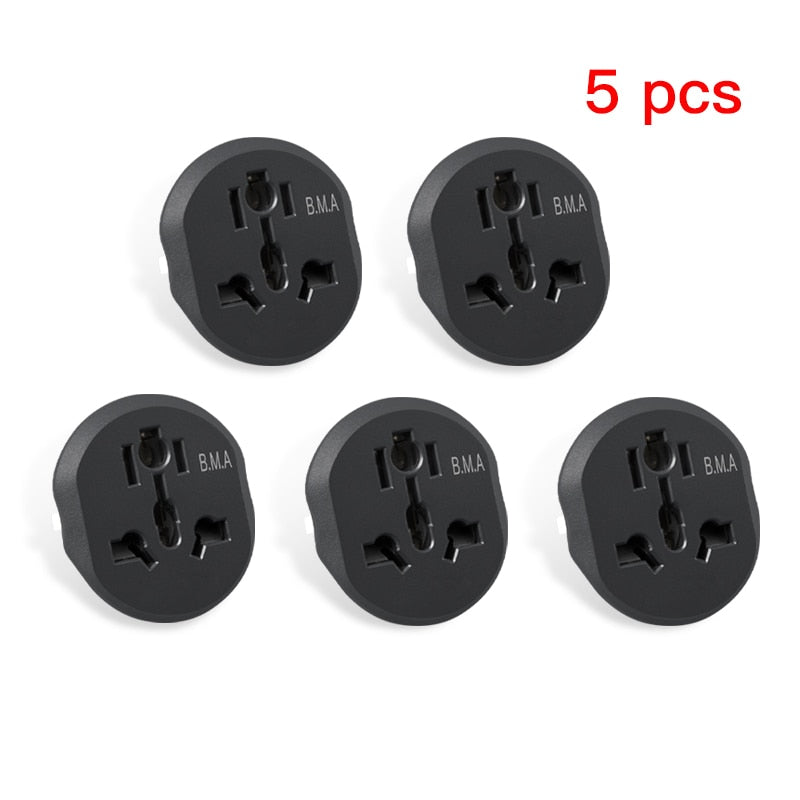 Herepow Universal Plug Converter FR AU US UK To EU Travel Adapter High Quality Home Plug Adapter 16A 250V Wall Electric Socket
