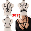 Pentagram Harness For Women Cheapest Garter Belt Erotic Goth Accessories Bondage Cupless Bra Festival Clothes Rave Sexy Lingerie
