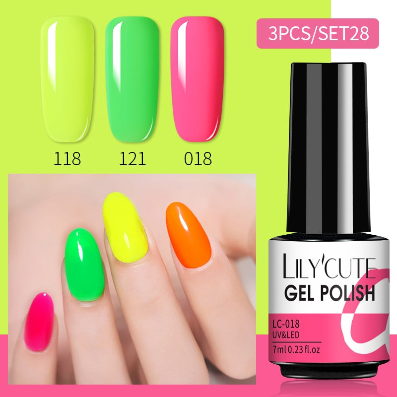 LILYCUTE 3 PCS Gel Nail Polish Set Nude Pink Glitter Sequins Matte Effect Gel Long Lasting Base Top Coat Nail Art Design Hybrid