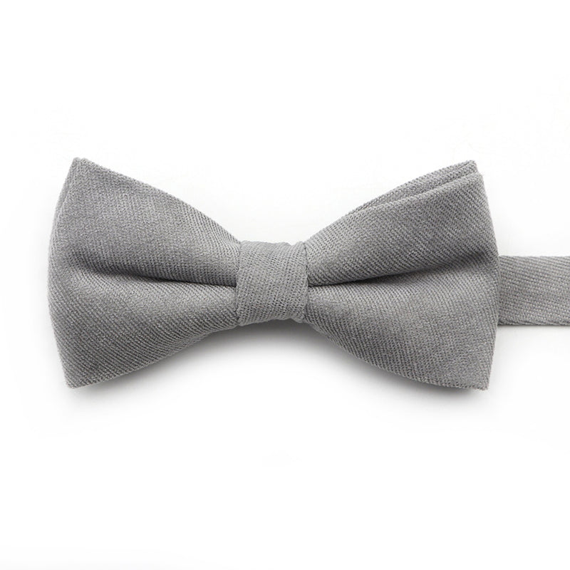 NEW Macarons Solid Color Men Bow Tie Super Soft Suede Classic Shirts Bowtie Bowknot Adult Child Butterfly Cravats For Wedding
