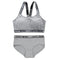Cotton Girls Bra And Panty Sets Teenage Girls Cotton Padded Training Bra + Panties Kids Sports Bra Panties Underwear