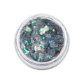1Pcs Glitter Glam Eye Sparkly Glitter Hair Shimmer Gel Flash Heart Loose Sequins Glitter Eyeshadow Party Face Body Decoration